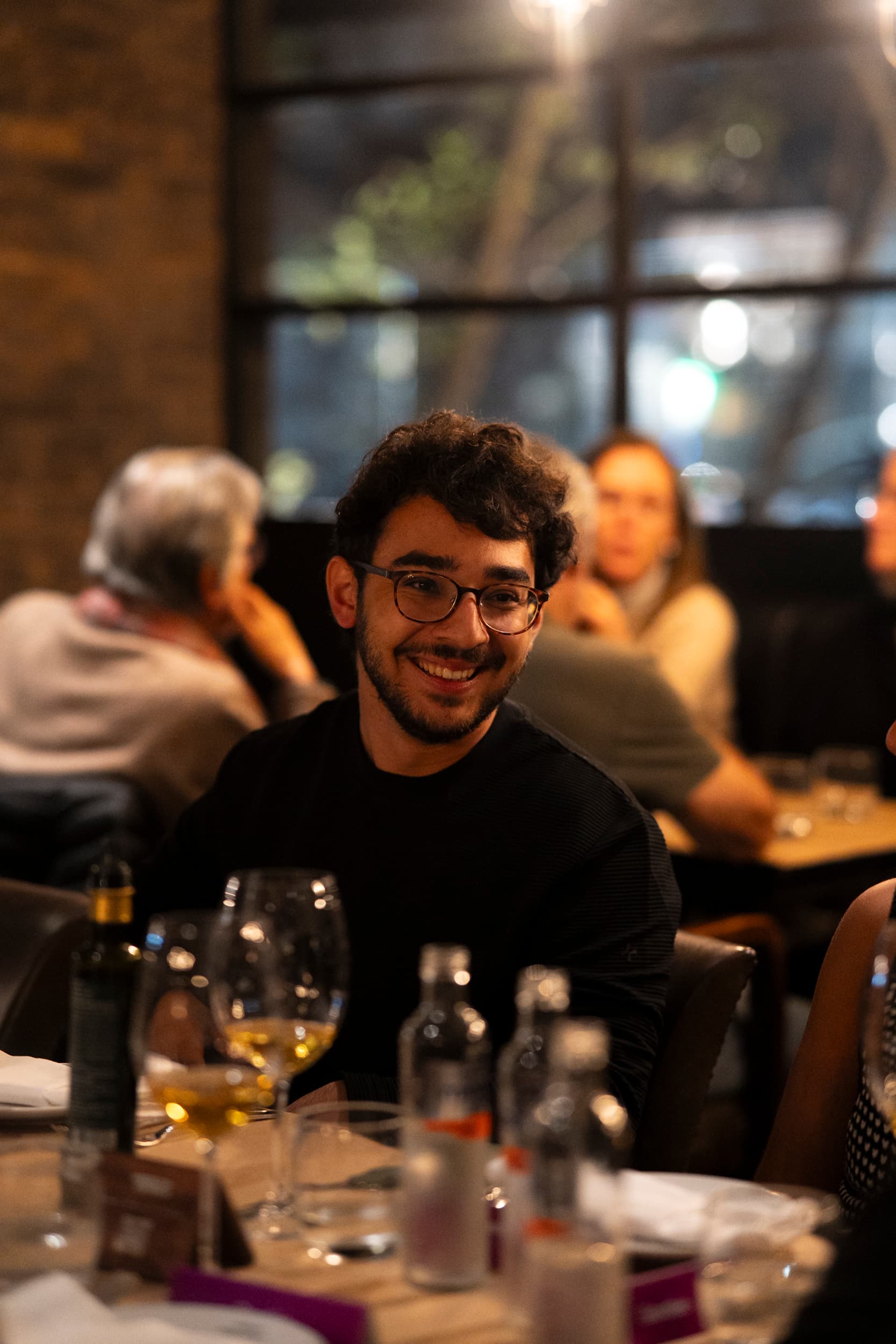 Gabriel Alexander em um jantar da Santée