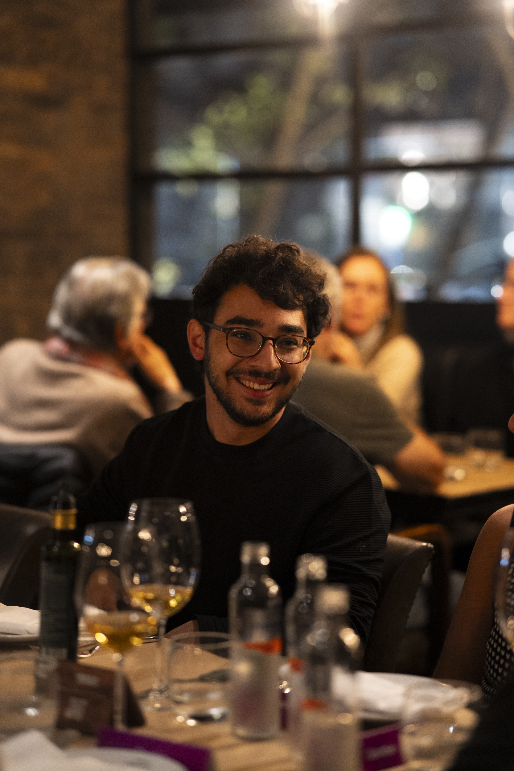 Gabriel Alexander em um jantar da Santée